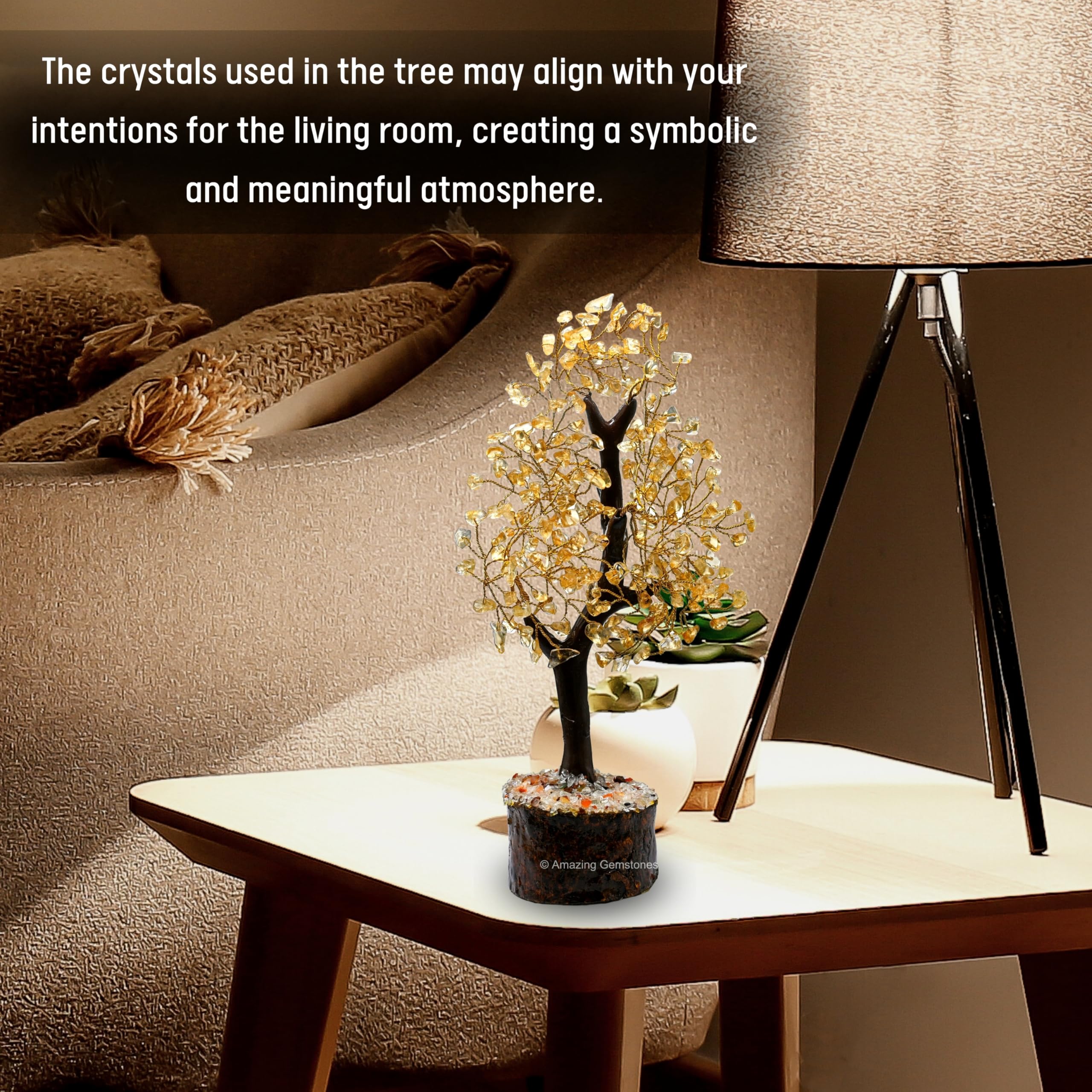 Amazing Gemstone Citrine Meditation accessory supports mindful breathing and calm atmosphere.