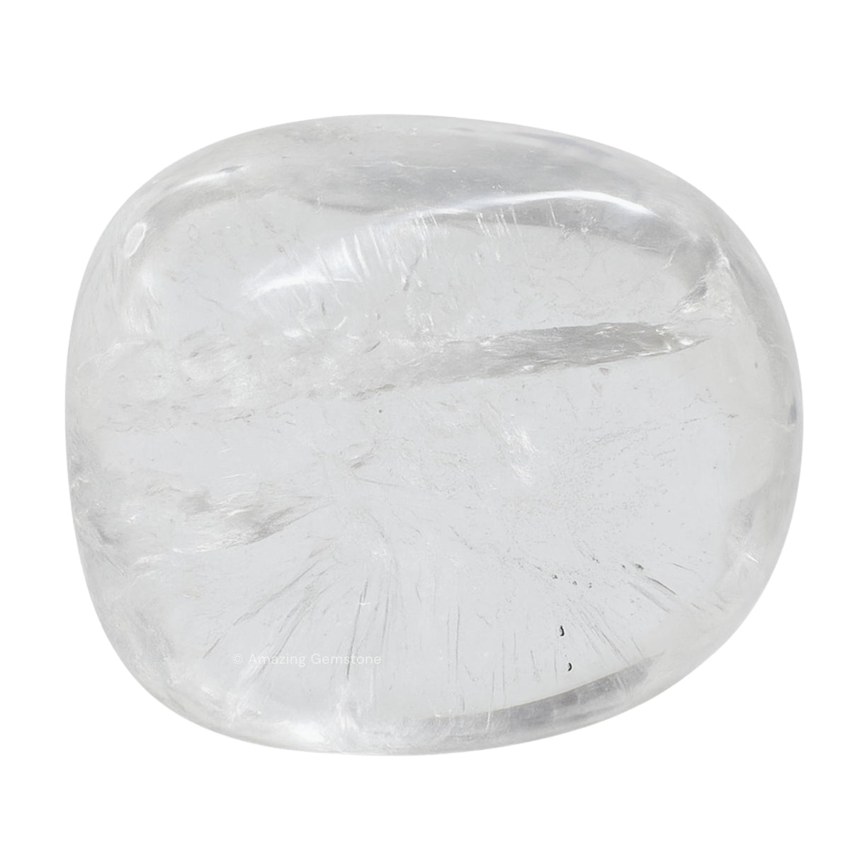 Amazing Gemstone clear quartz polished rocks for elegant display and energy balance at home.