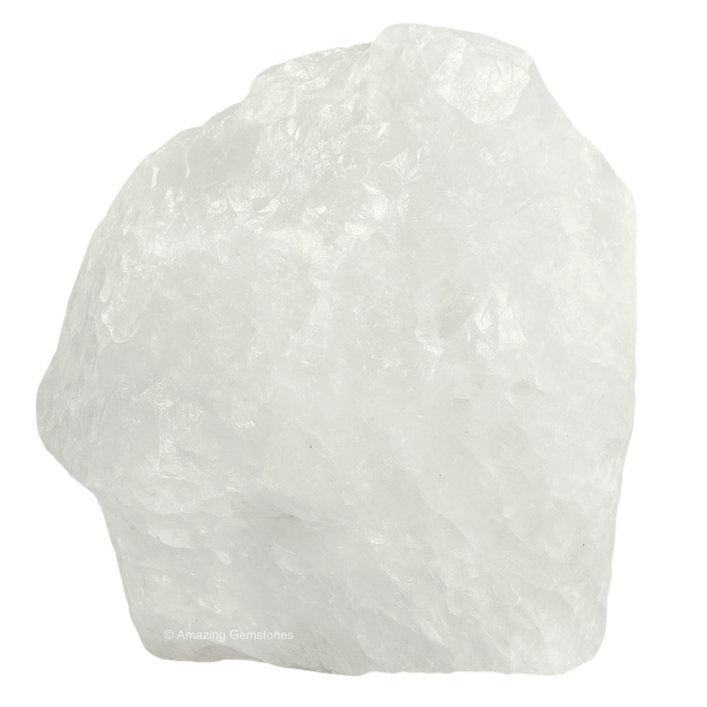 Amazing Gemstone Clear Quartz rough stone with natural facets for chakra balance.