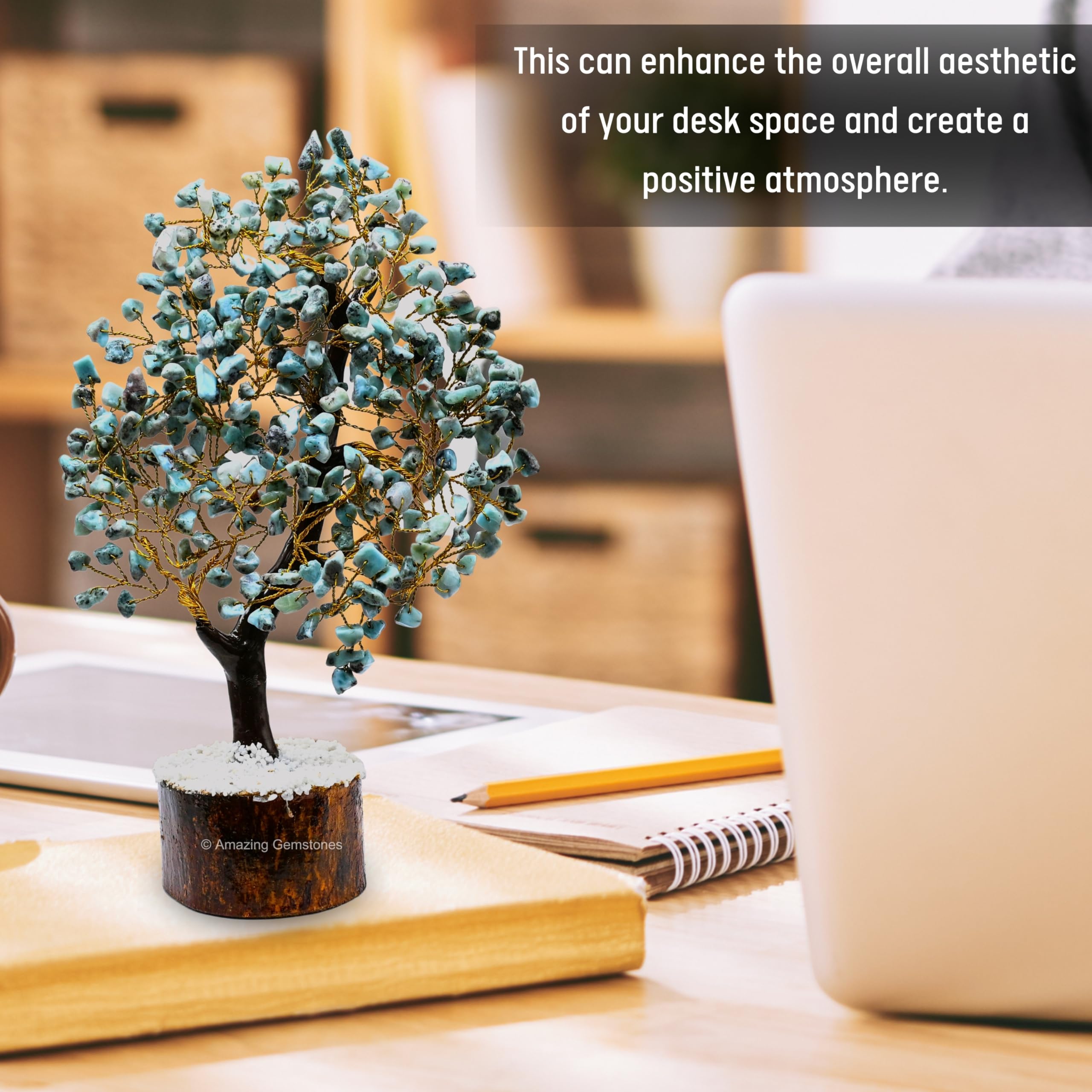 Amazing Gemstone Crystal Bonsai makes a thoughtful birthday gift and decor piece.