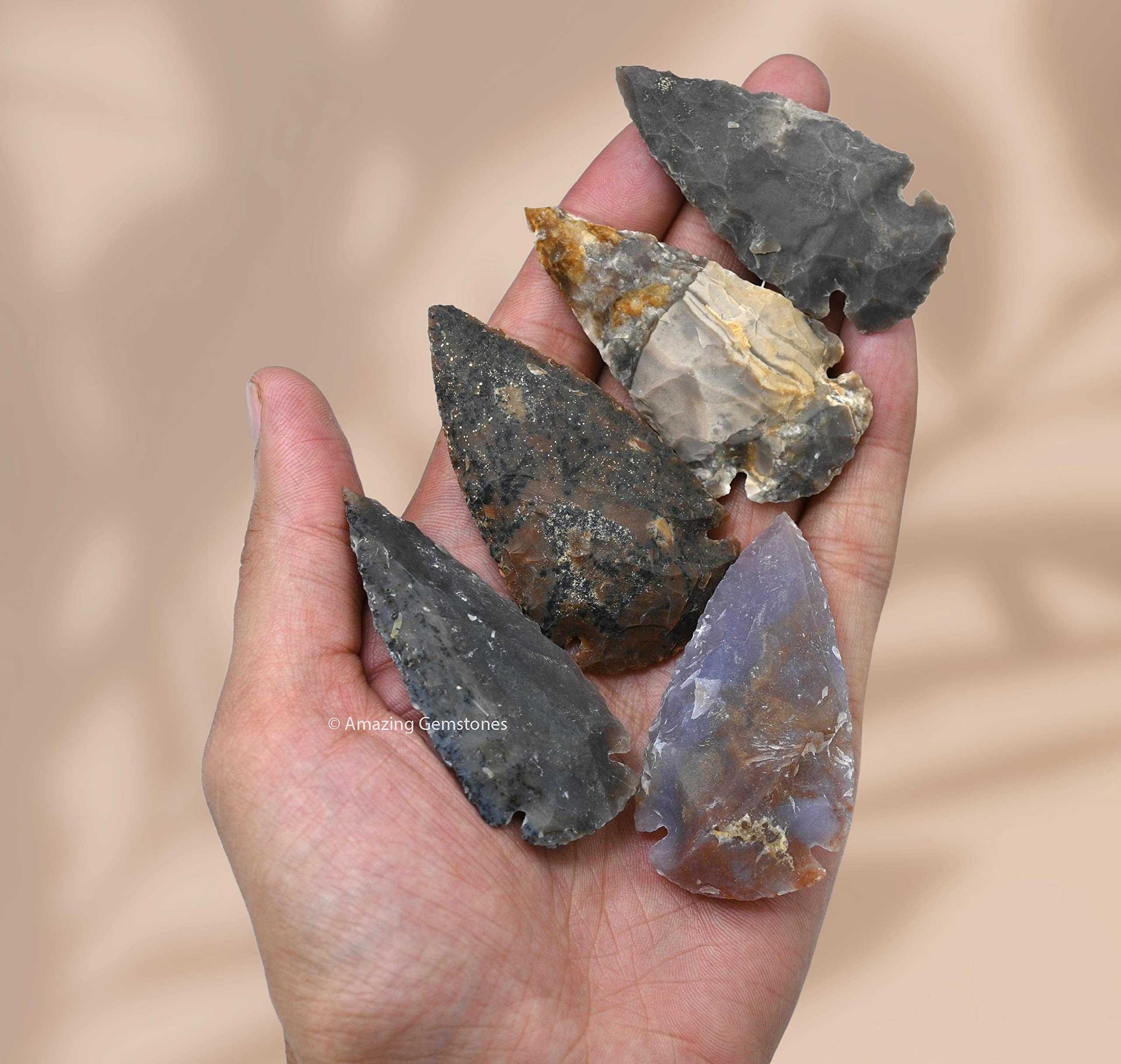 Amazing Gemstone crystal jasper arrowhead for meditation space decor and crafts.