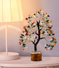 Amazing Gemstone Crystal Tree life-symbol centerpiece promotes mindful living.