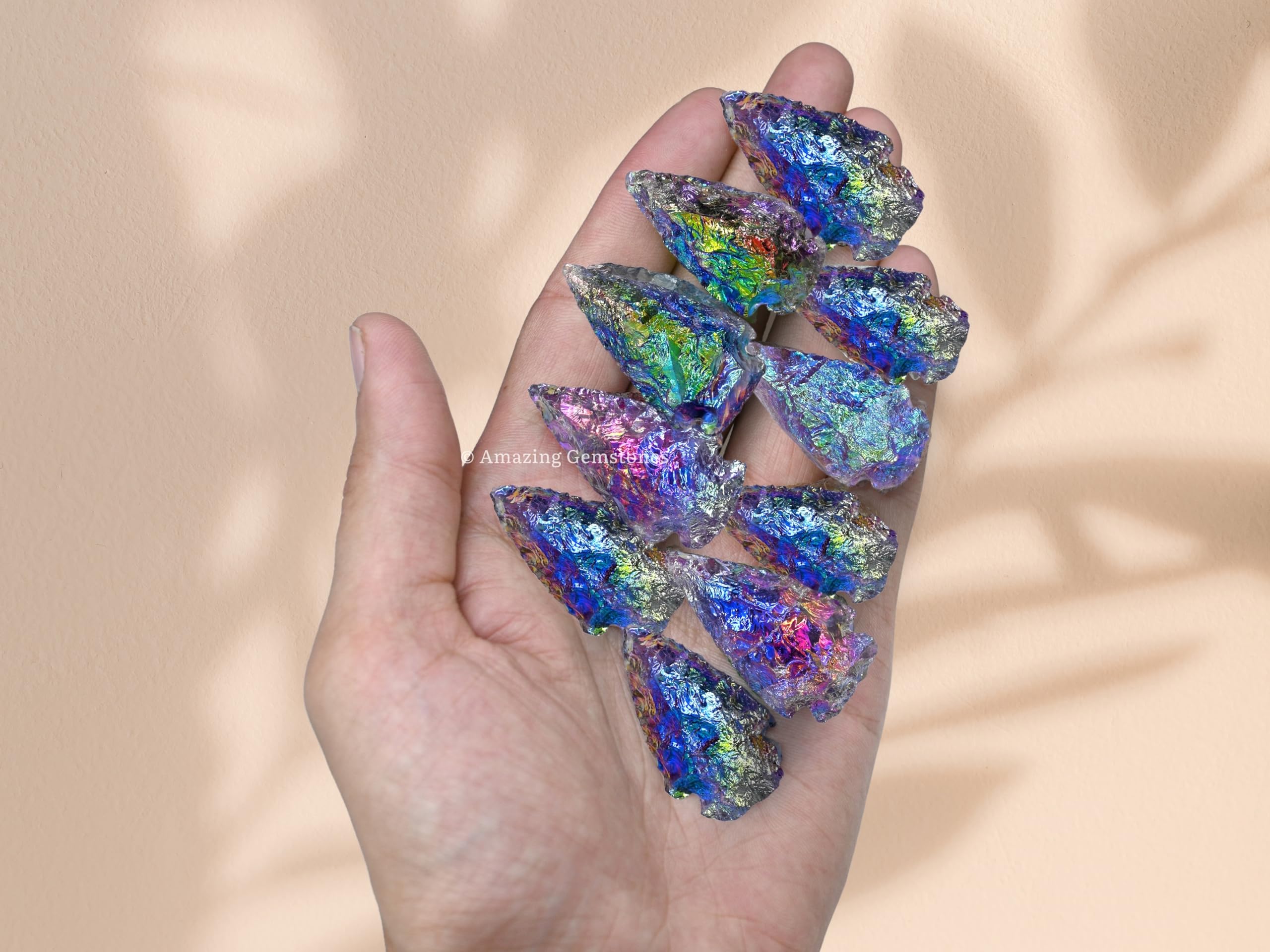 Amazing Gemstone DIY jewelry arrowhead point supports creative crafting