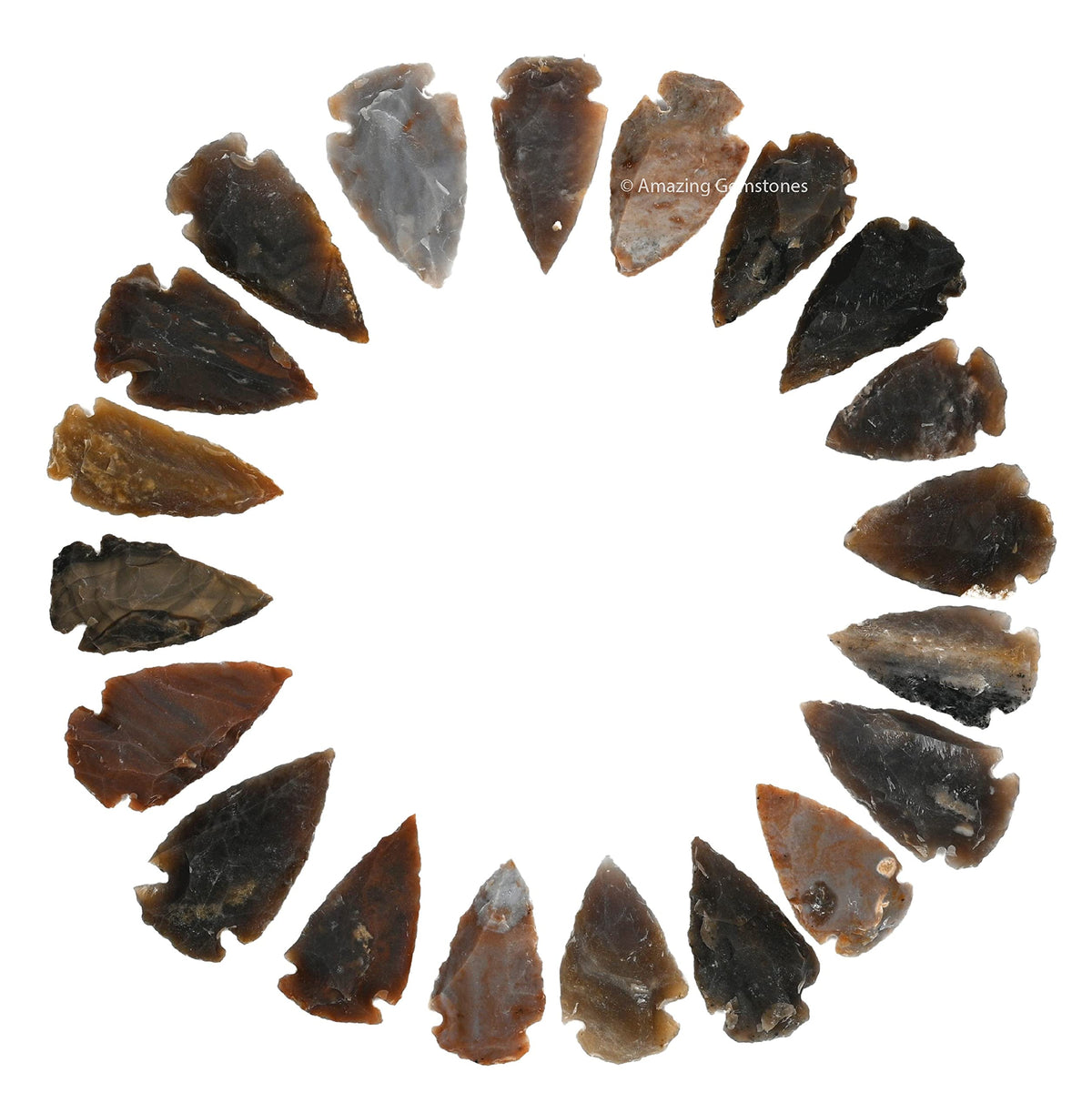 Amazing Gemstone fancy jasper arrowheads in bulk for craft projects and jewelry making.