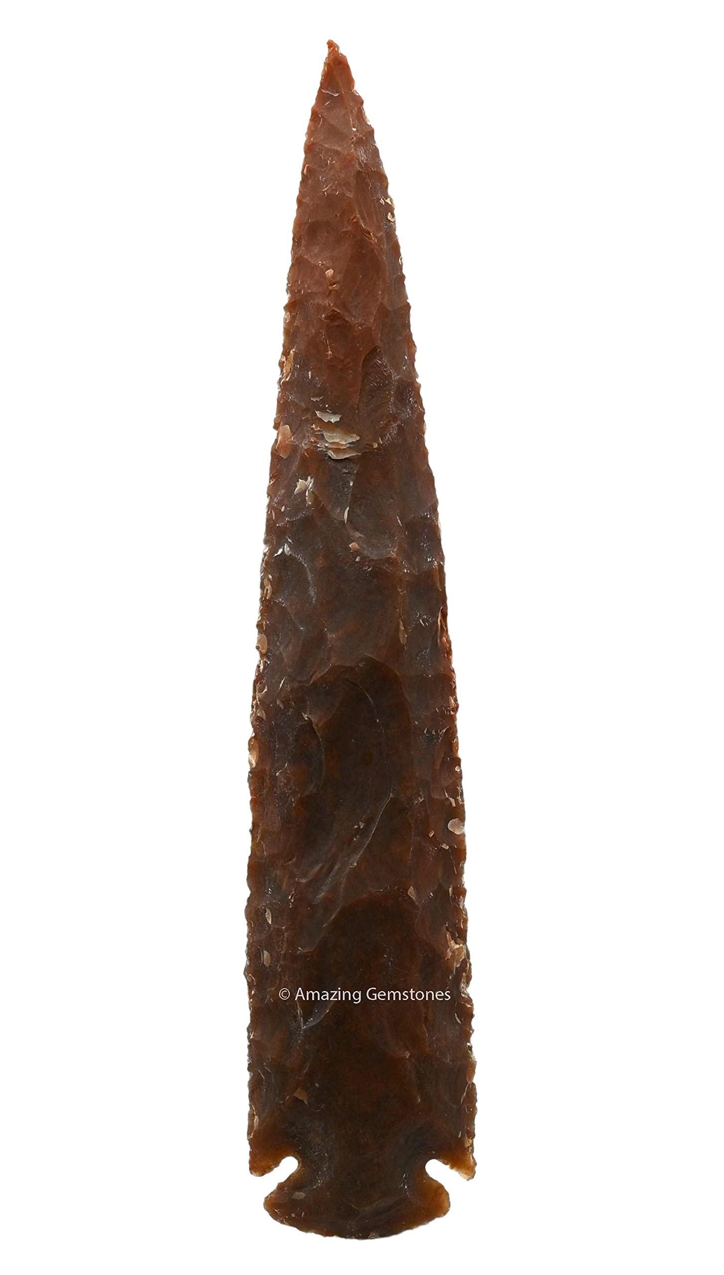 Amazing Gemstone fancy jasper arrowhead 6-7 inch for crafts and decor inspiration.