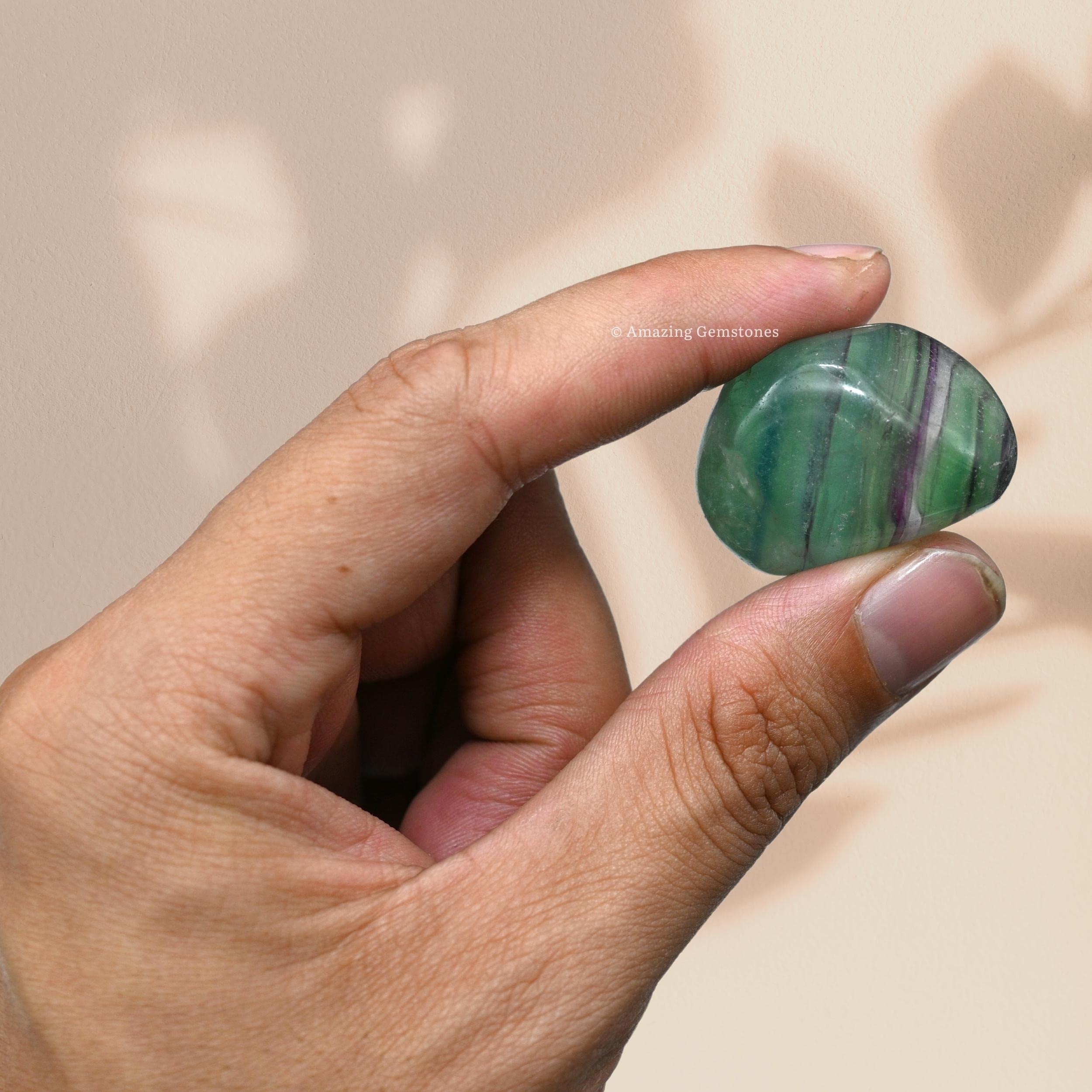 Amazing Gemstone fluorite crystal display suitable for desk or altar setups