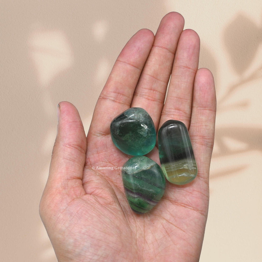 Amazing Gemstone fluorite energy stones offer tactile calm during daily routines