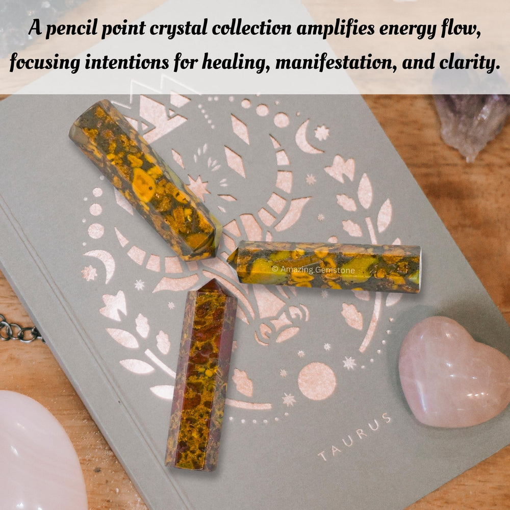 Amazing Gemstone Fruit Jasper tones glow under light for decorative energy spaces.