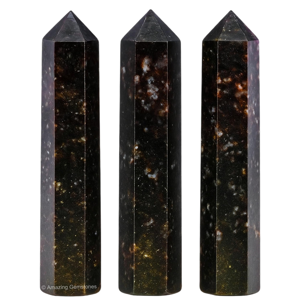 Amazing Gemstone Garnet single-terminated wand ideal for focused meditation.