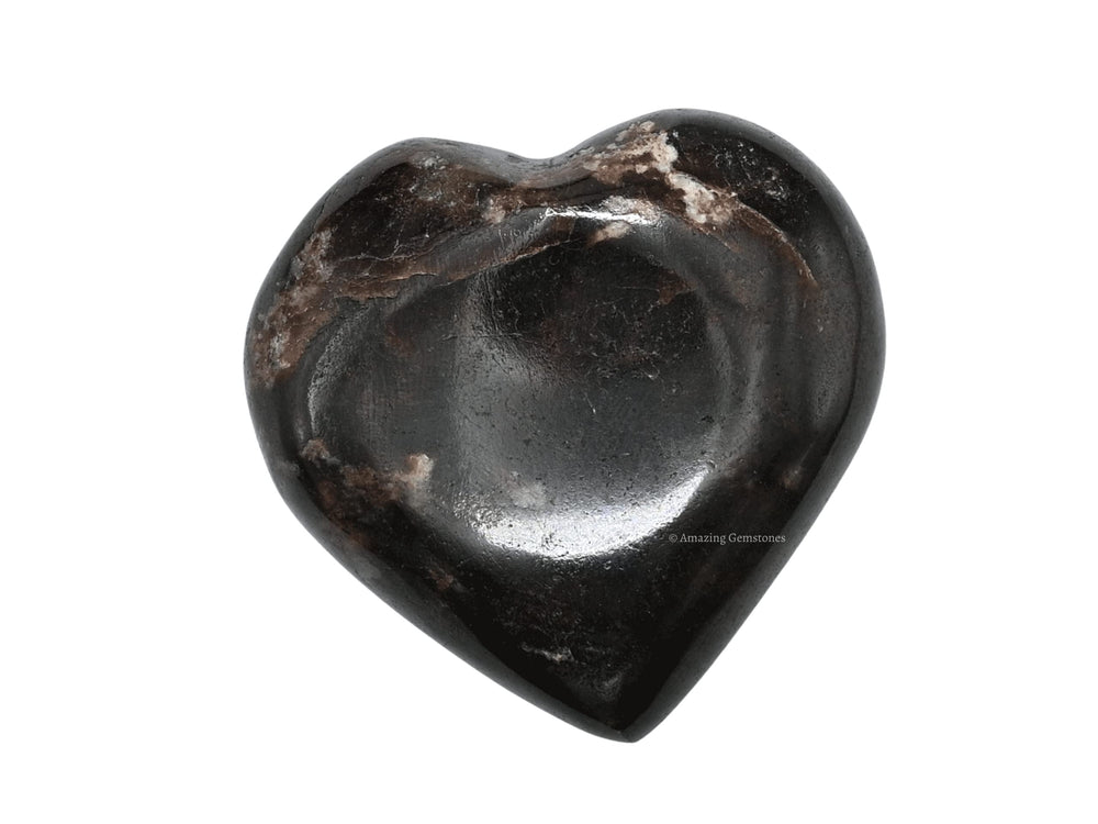 Amazing Gemstone Garnet heart palm stone supports chakra focus during meditation.