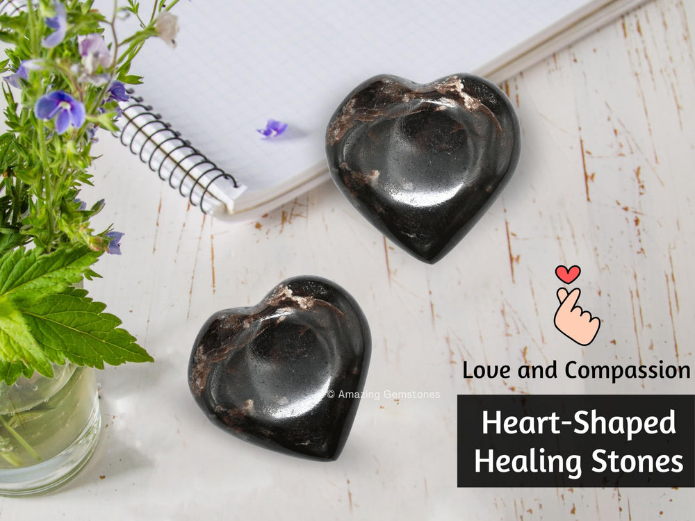 Amazing Gemstone Garnet heart palm stone makes a thoughtful gift for loved ones.