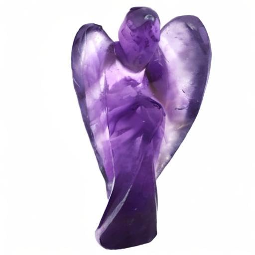 Amazing Gemstone gift-packaged amethyst guardian angel ideal for thoughtful gifting