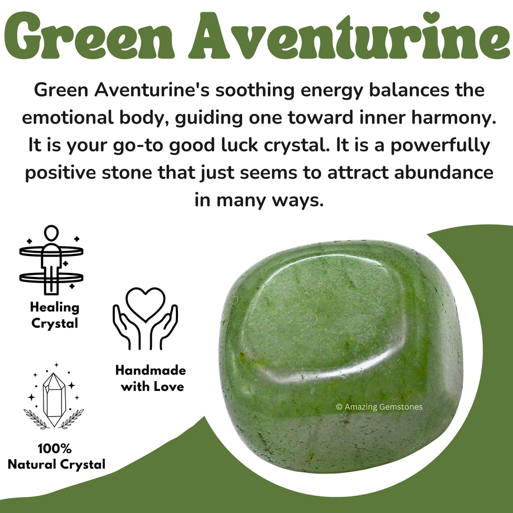Amazing Gemstone premium collection of green aventurine stones for display