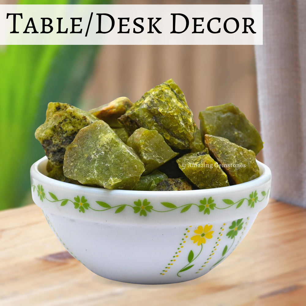 Amazing Gemstone Green Opal for DIY display and crafting projects