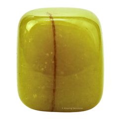 Amazing Gemstone Green Opal polished rocks shown with a soft glow on a wooden surface.