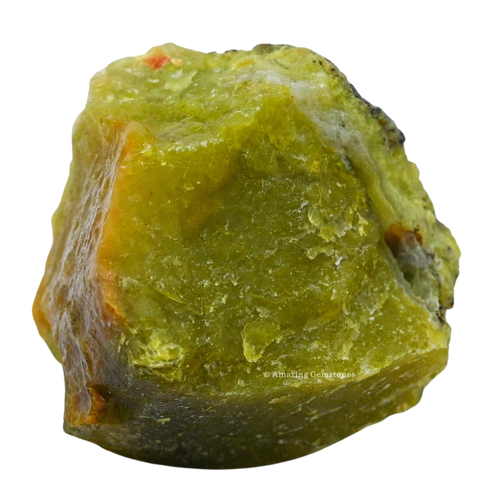 Amazing Gemstone Green Opal rough crystals for DIY tumbling