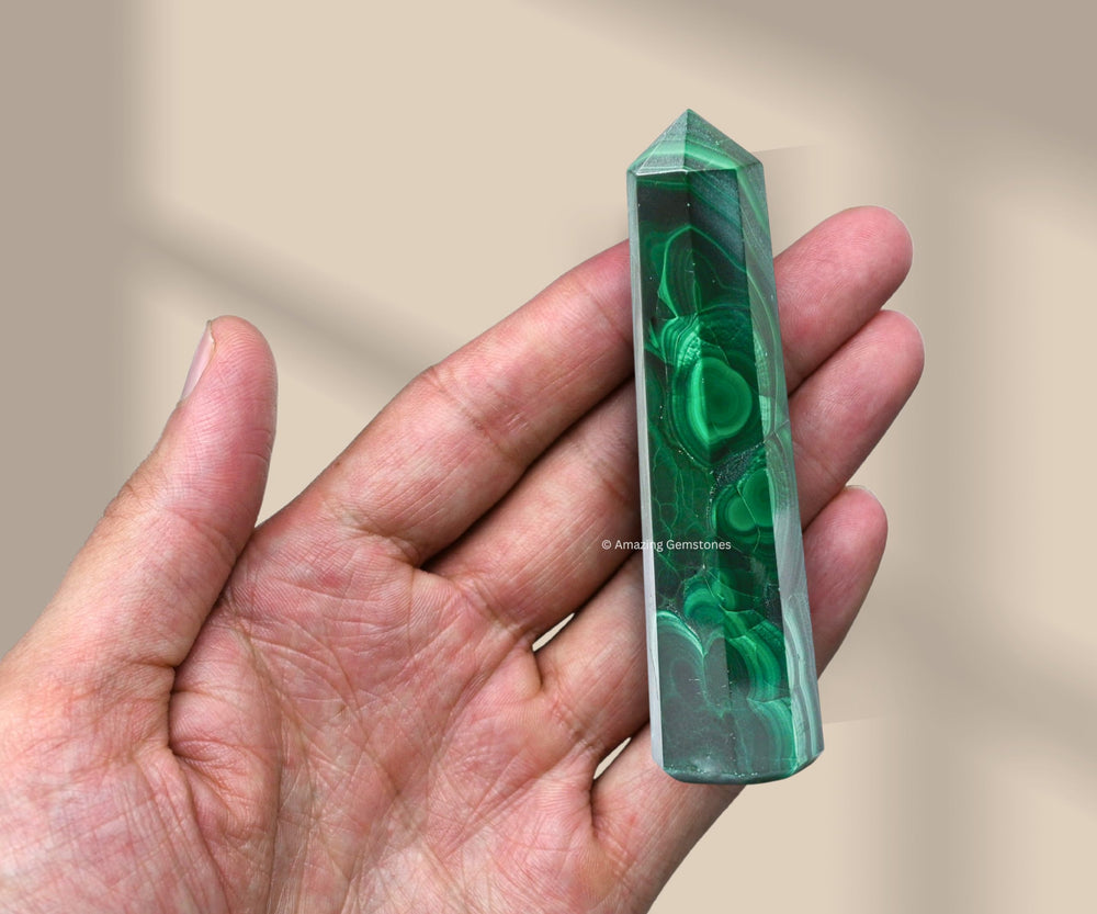 Amazing Gemstone Grid Center Malachite anchors crystal layouts