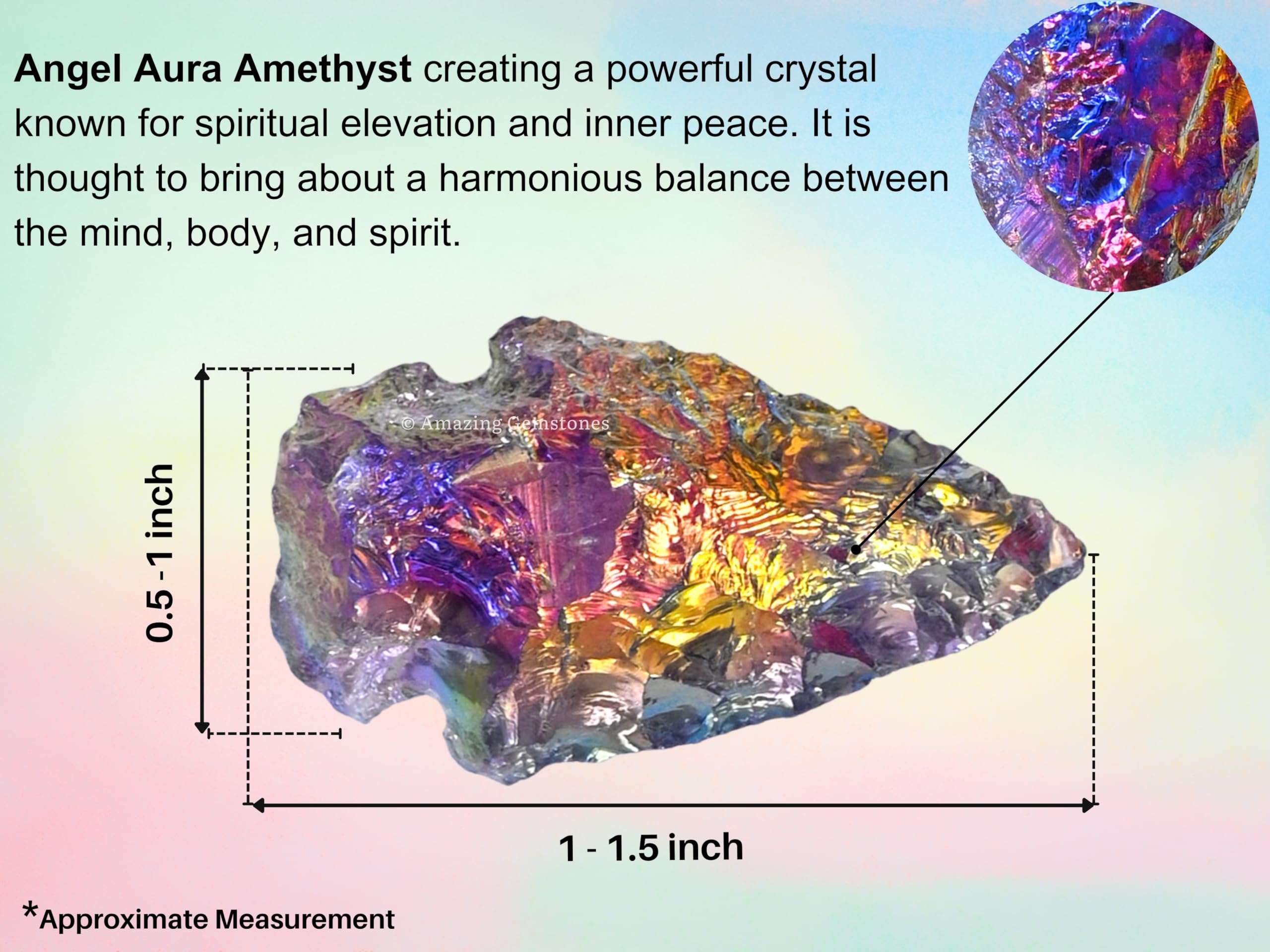 Amazing Gemstone handmade arrowhead crystal point for unique craft projects