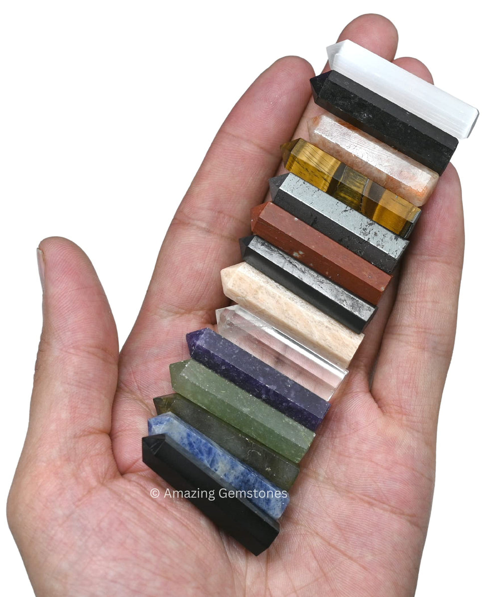 Amazing Gemstone handmade crystals, authentic and natural, ready for DIY projects.