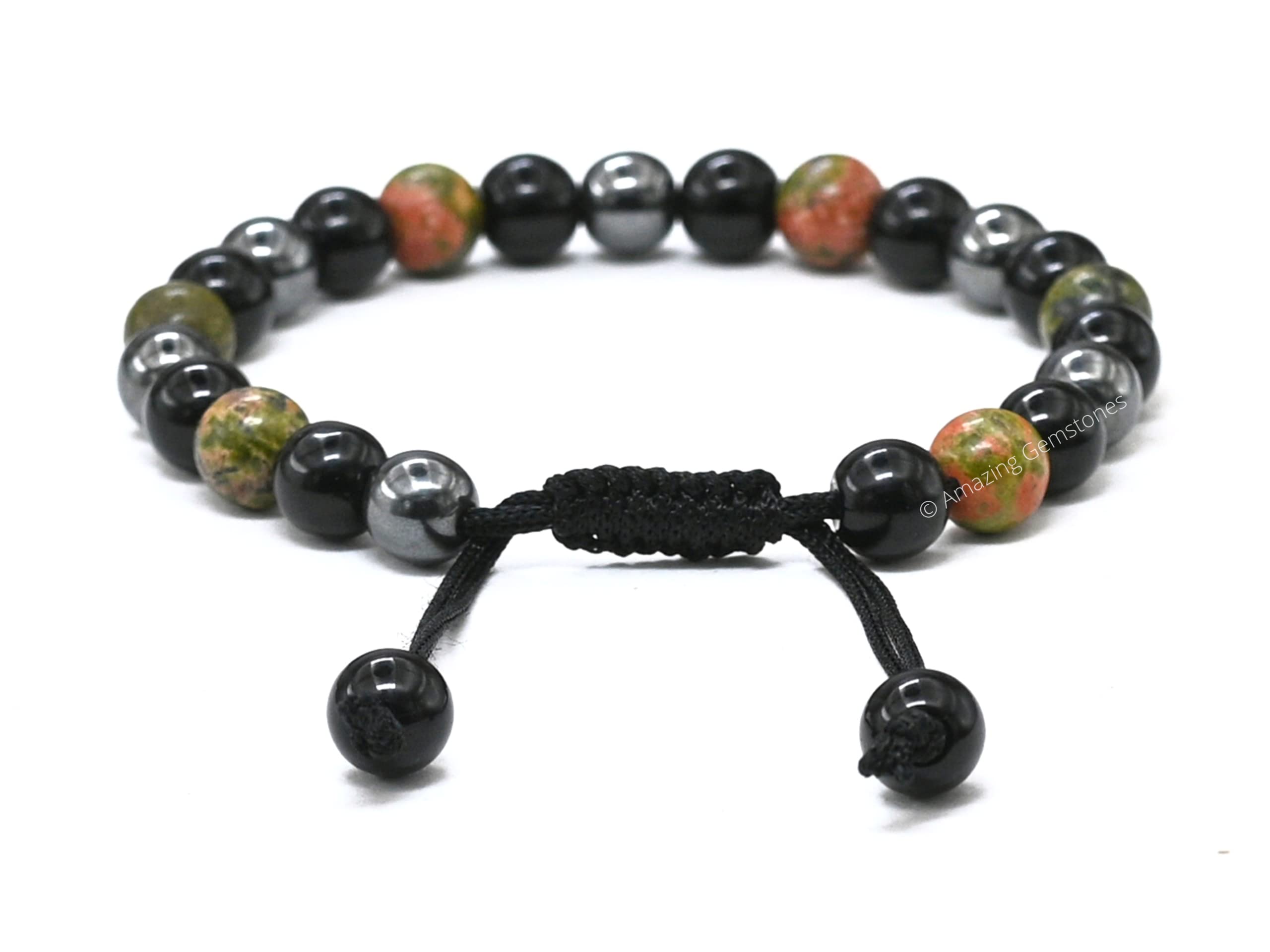 Amazing Gemstone Health Bracelet adjustable strap for comfortable all-wrist fit