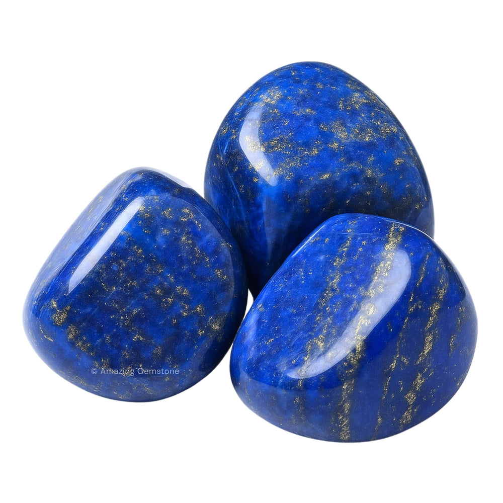 Amazing Gemstone Lapis Lazuli bulk crystals for display and collection.