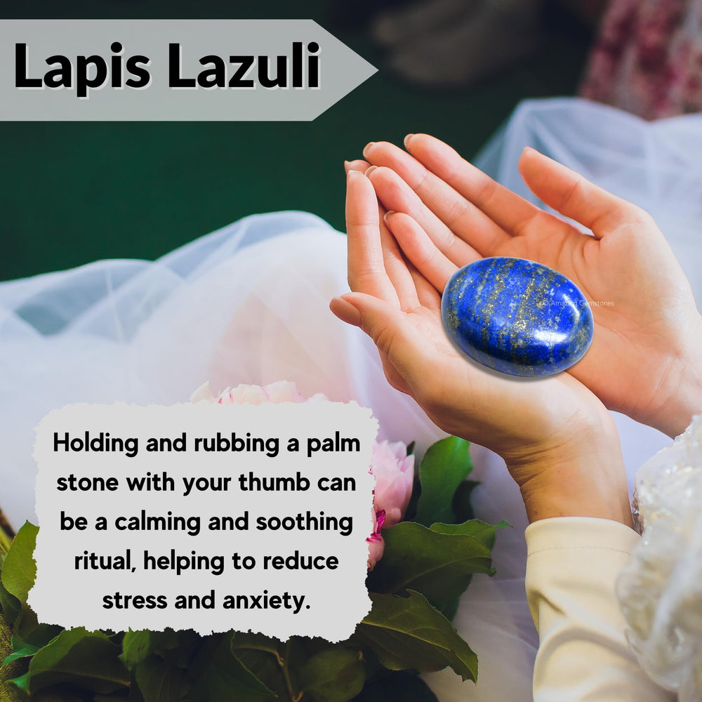 Amazing Gemstone lapis lazuli for chakra balancing during meditation