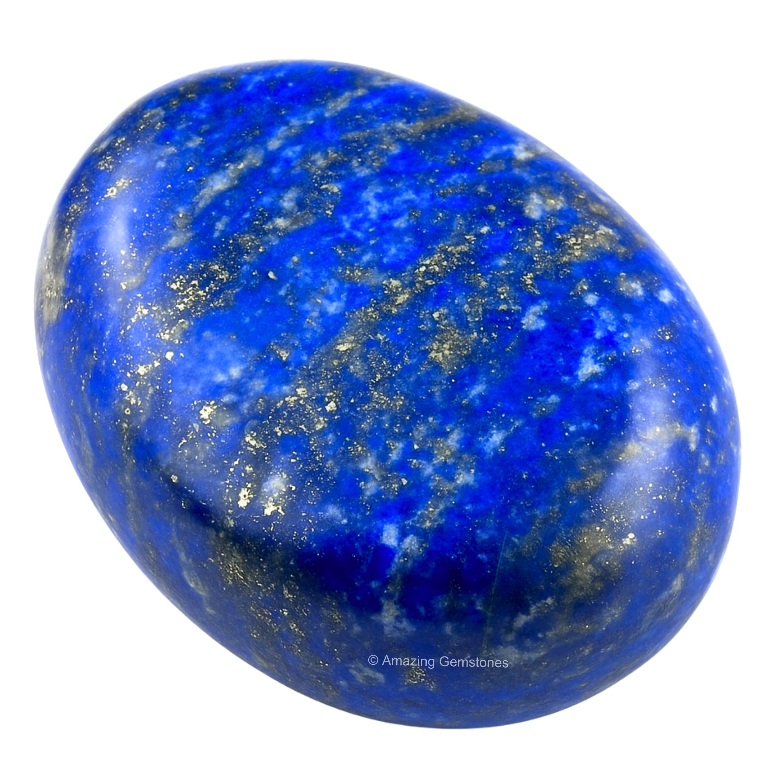 Amazing Gemstone lapis lazuli worry stone for calming touch