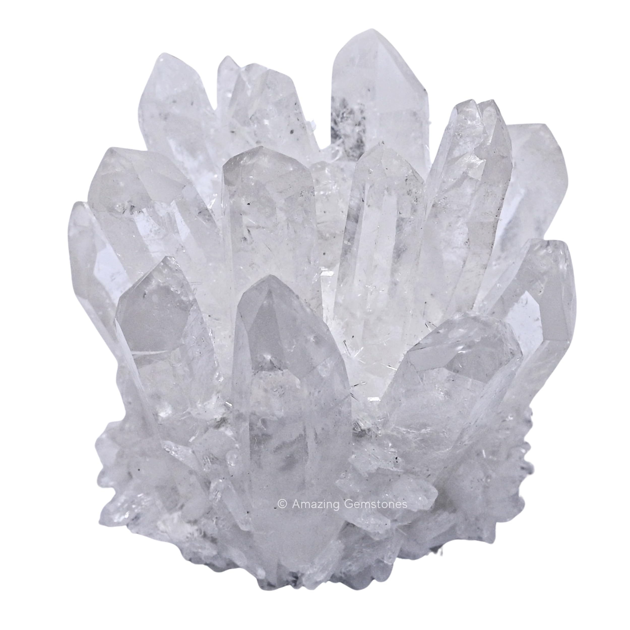 Beautiful quartz crystal cluster centerpiece for energy-inspired living spaces.