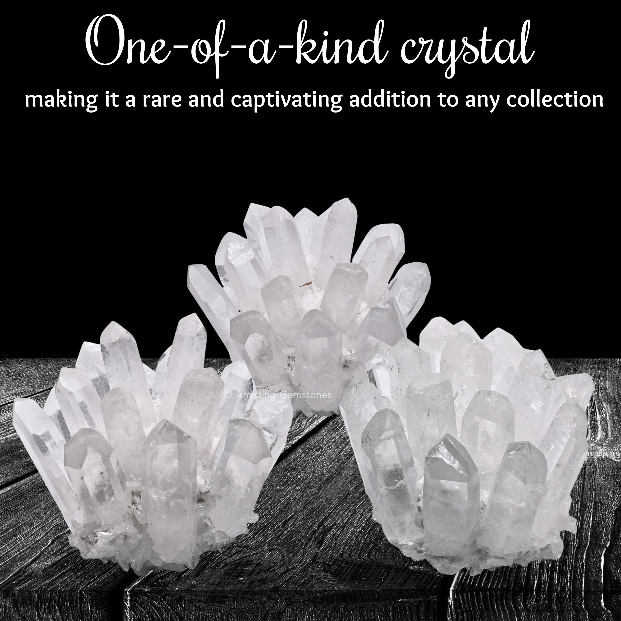Unique handcrafted cluster adds a statement to any room.