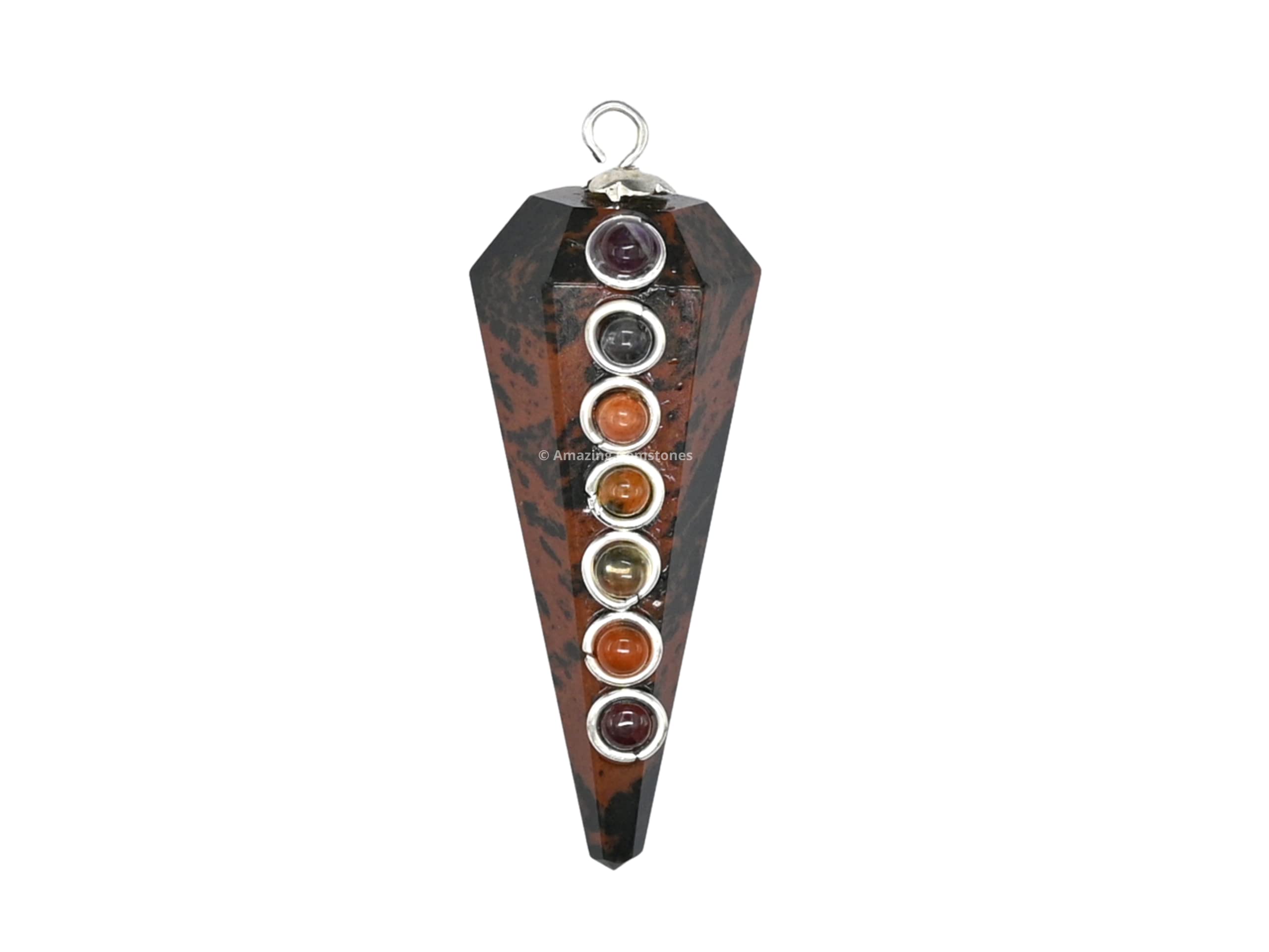 Amazing Gemstone chain end with Clear Quartz bead adds aesthetic and energy focus