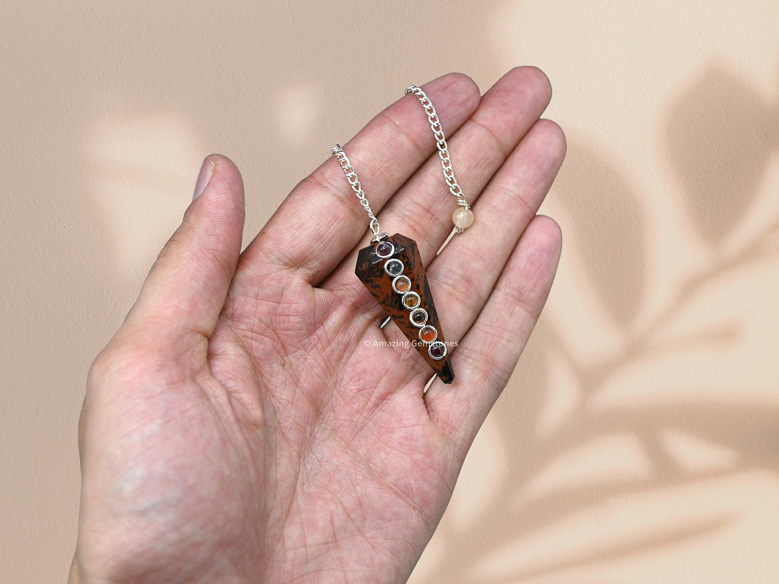 Amazing Gemstone overall pendulum display highlights craftsmanship for beginners