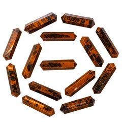Amazing Gemstone mahogany obsidian point for grounding crystal grids and mindful meditation