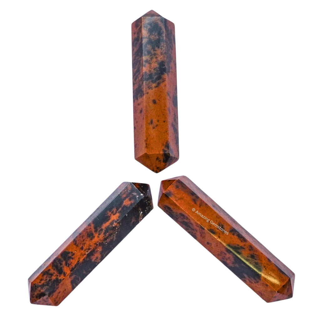 Amazing Gemstone mahogany obsidian point set for home decor and positive ambiance