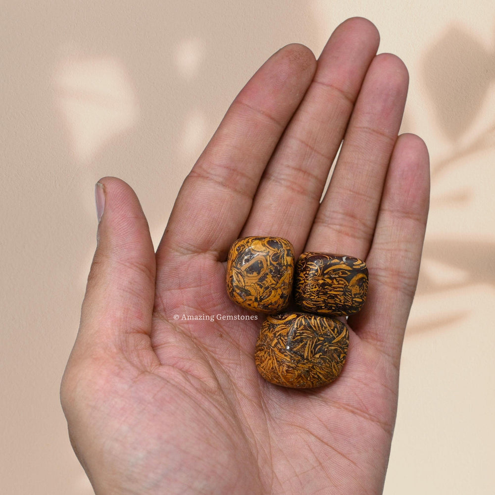 Amazing Gemstone Mariyam Jasper stress-relief stones for relaxation.