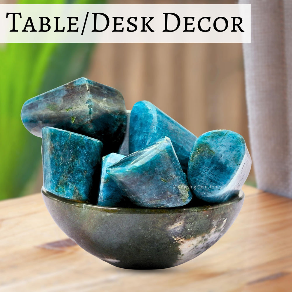 Amazing Gemstone natural apatite energy balance stones spark calm spaces