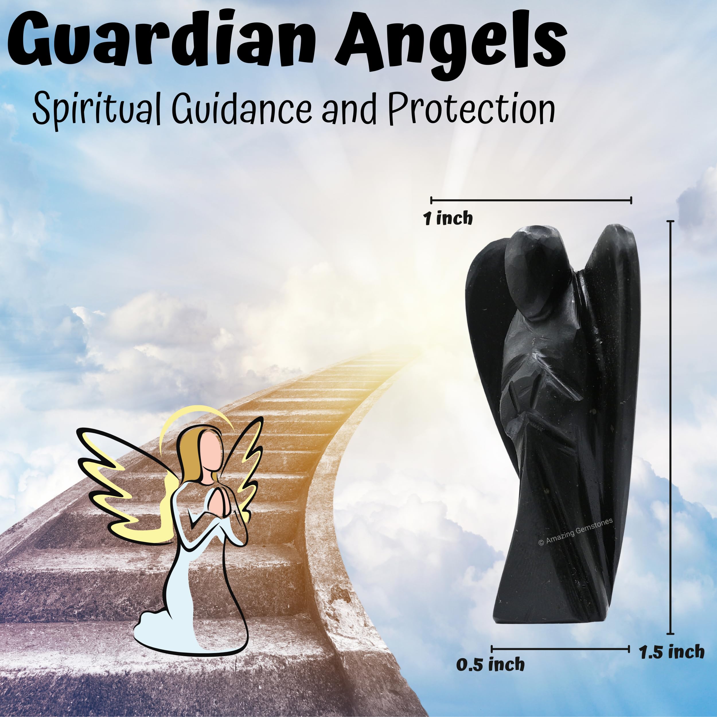 Amazing Gemstone natural gemstone angels for protection and authentic craftsmanship.