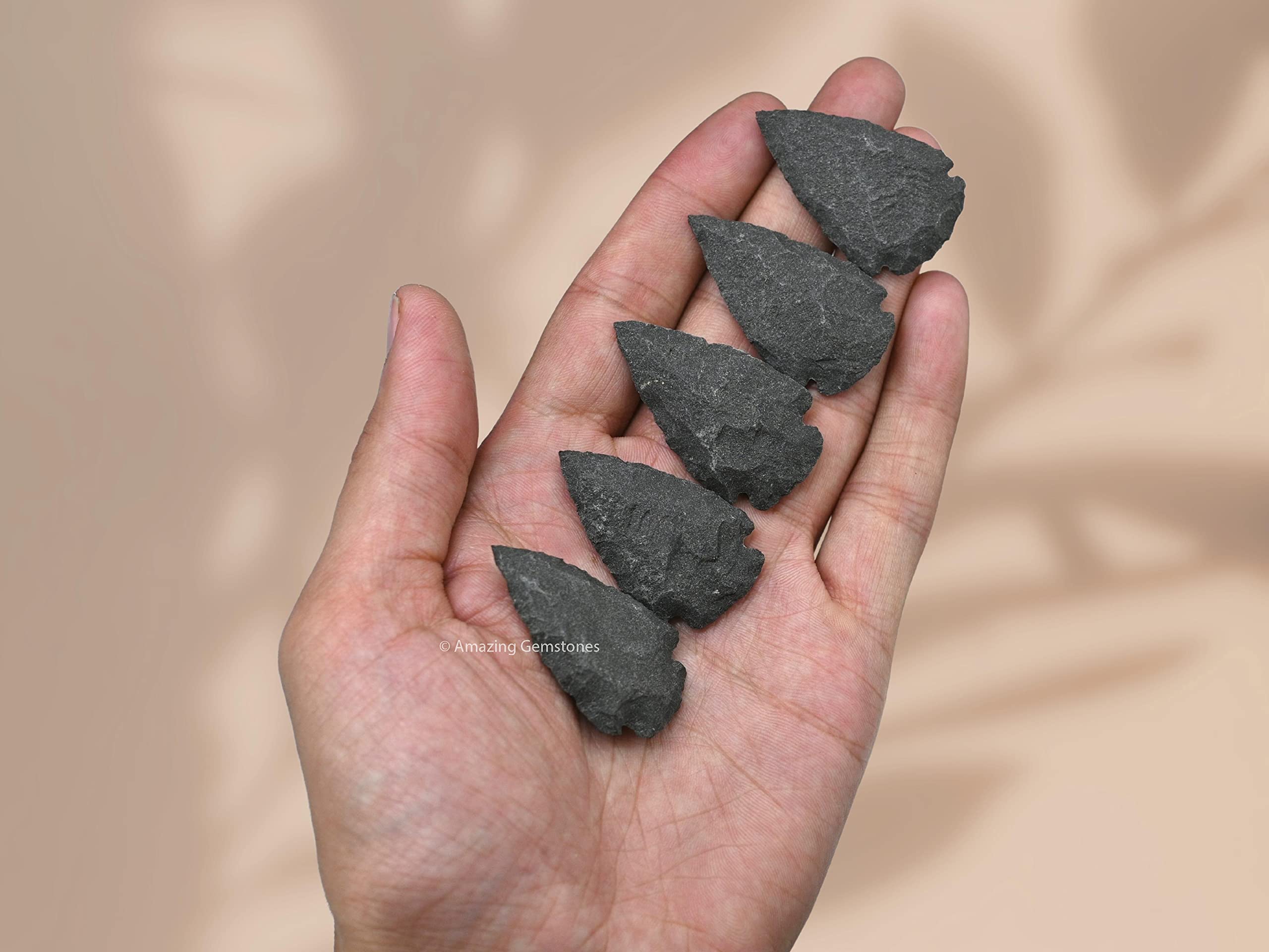 Amazing Gemstone natural crystal arrowhead reveals organic origin for collectors