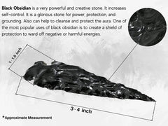 Amazing Gemstone natural obsidian arrowhead set ideal for decor displays.