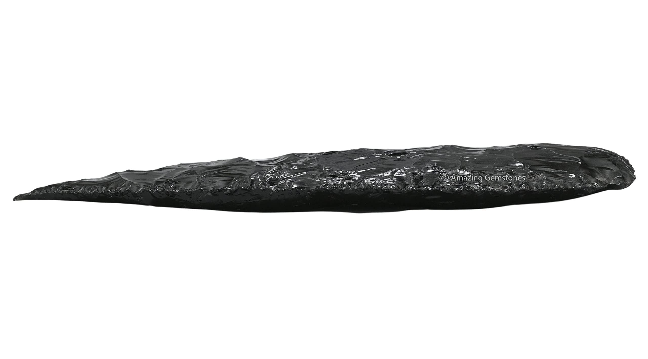 Amazing Gemstone obsidian arrowhead for DIY jewelry making.