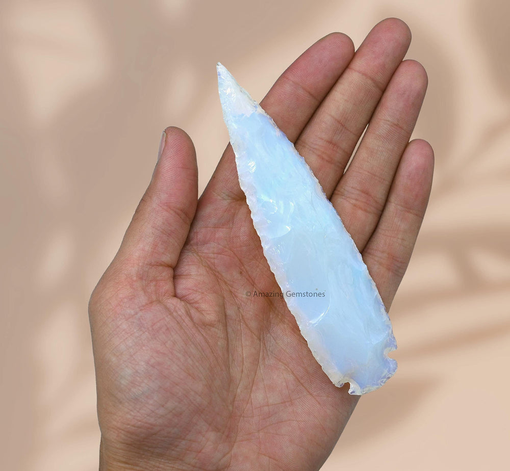 Amazing Gemstone opalite arrowhead craft set for creative projects