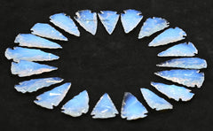 Amazing Gemstone opalite arrowhead ideal for DIY jewelry and decorative displays