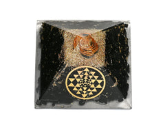 Amazing Gemstone orgone pyramid for desk use supports calm concentration