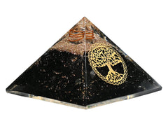 Amazing Gemstone orgone pyramid gift box presents a ready-to-gift centerpiece.