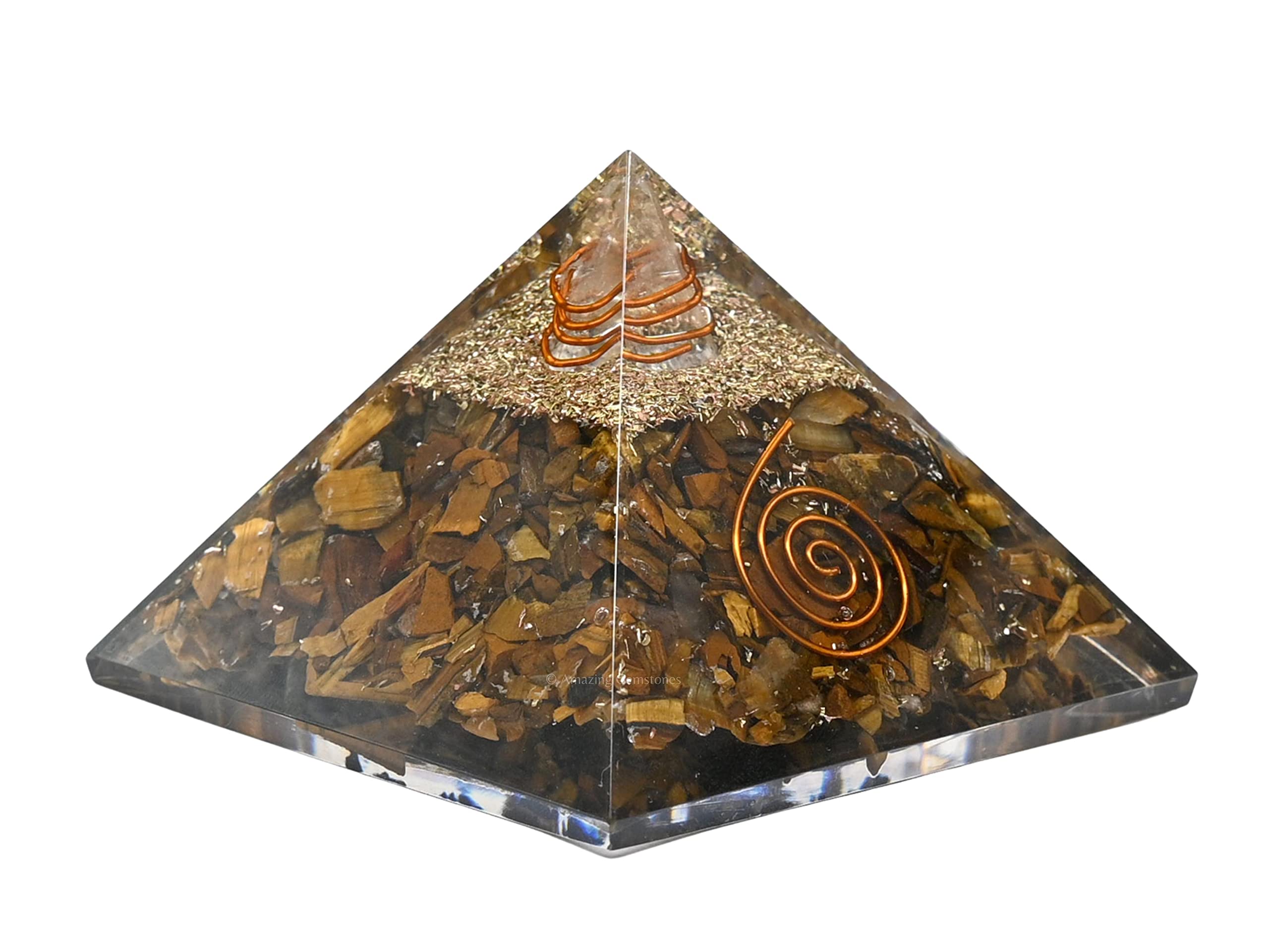 Amazing Gemstone orgone pyramid gift pouch presentation for a thoughtful gift
