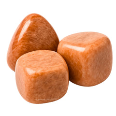 Amazing Gemstone Peach Moonstone polished stones for display and mindful illumination.