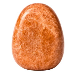 Amazing Gemstone Peach Moonstone tumbled stone 1 oz for energy balance and focus.