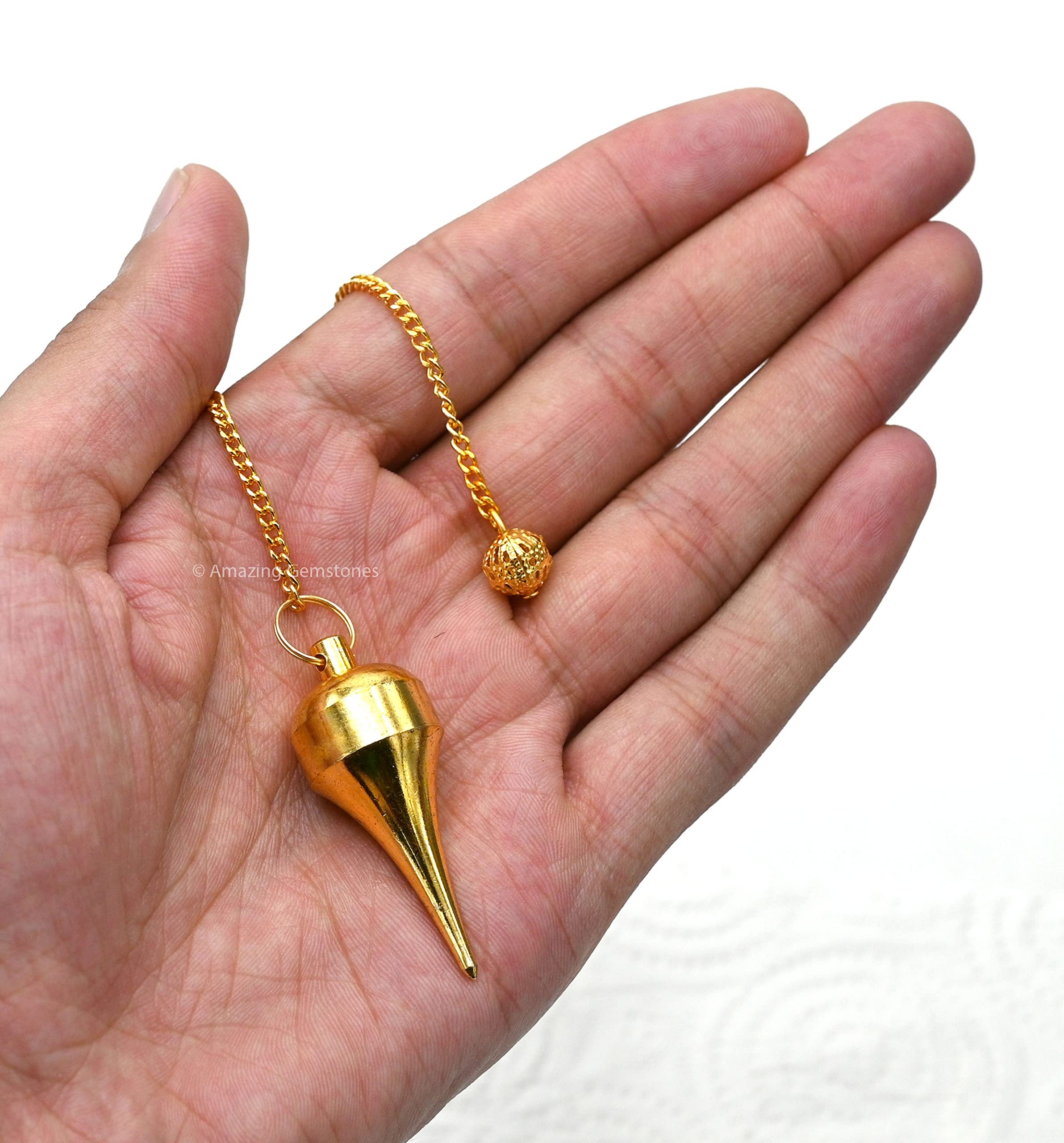 Amazing Gemstone pendulum detailed weight for responsive dowsing practice