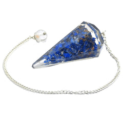 Amazing Gemstone pendulum two-inch size for easy handling during readings.