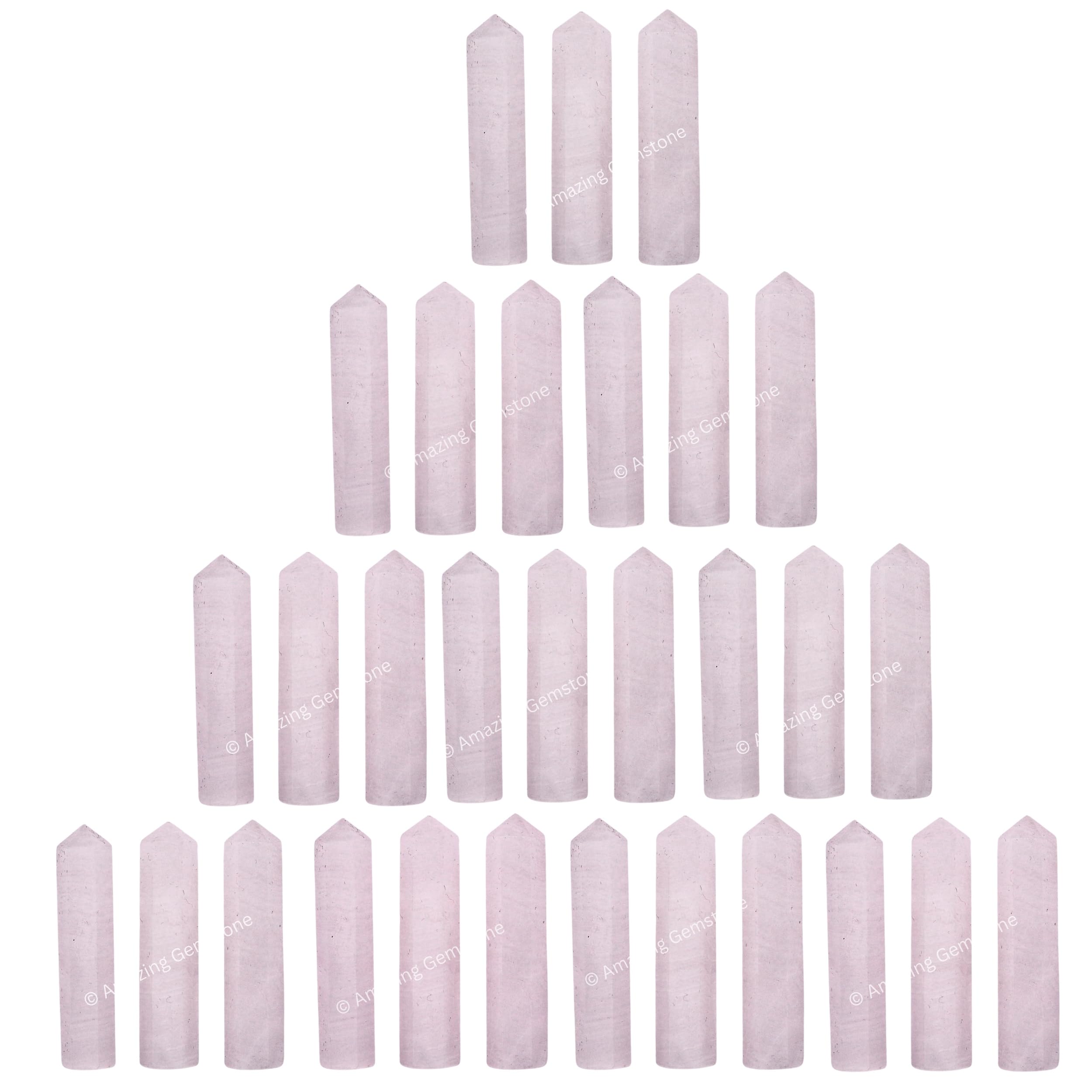 Amazing Gemstone pink calcite point for meditation and calm focus