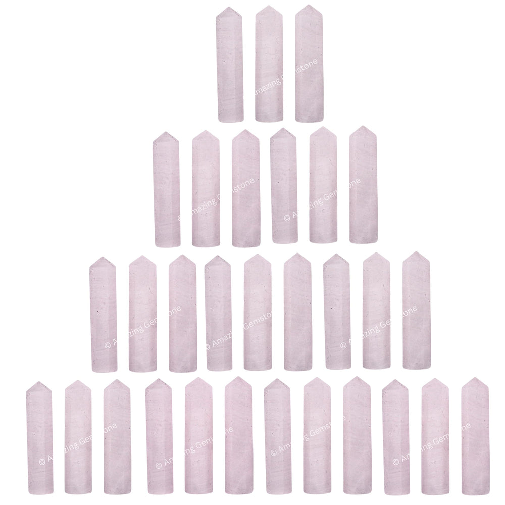 Amazing Gemstone pink calcite point for meditation and calm focus